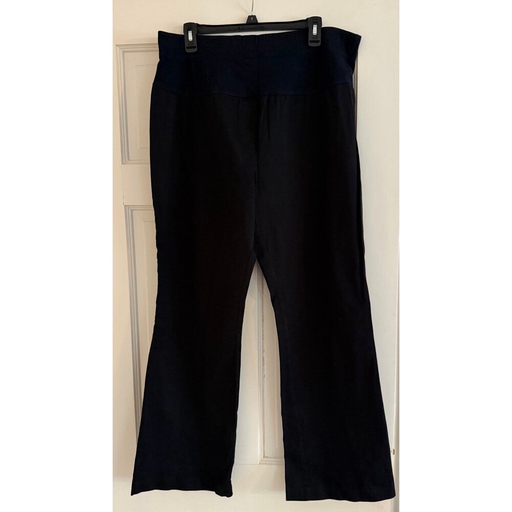 Motherhood Maternity Pants Black flare XL